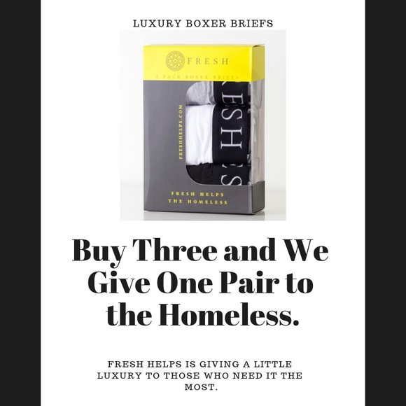 1 Black Boxer Briefs Fresh Helps Help those in need. - Picture 7 of 12